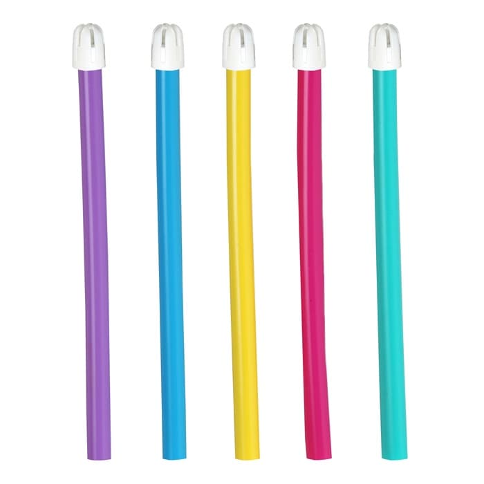Spectrum Saliva Ejectors, Assorted Colors, Flexible Disposable, 100/Box - Spectrum Saliva Ejectors - Assorted Colors - Image 1
