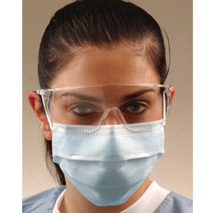 Crosstex Ultra FogFree Earloop Surgical Face Mask, ASTM Level 3, Blue, 40/Box, GCFCX thumbnail 31