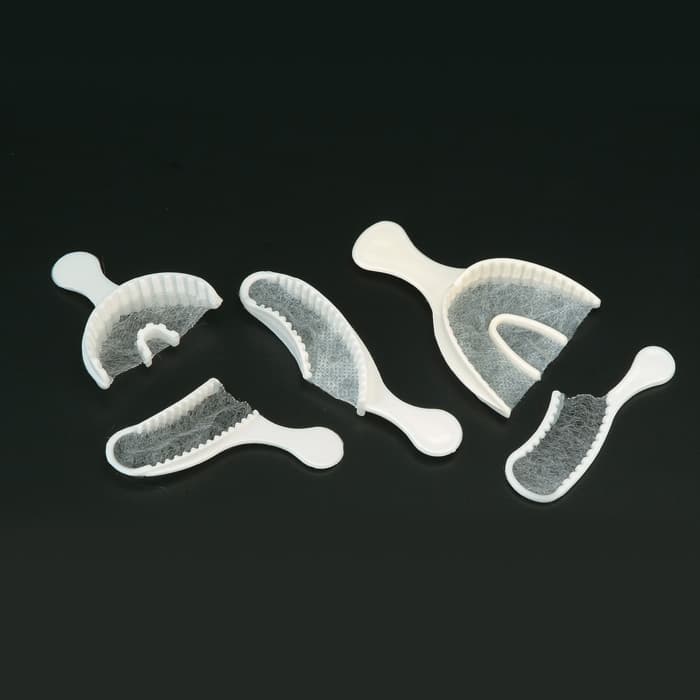 Plasdent Excellent E-Bite Disposable Bite Trays, Full Arch, Dual Arch, White, 40/Box, BTFRH thumbnail 5