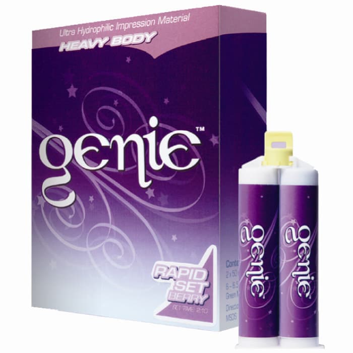Sultan Genie VPS Light Body Rapid Set Impression Material, Berry Flavor, Green, Bulk Pack, 60 x 50mL Cartridges, 77720 thumbnail 8