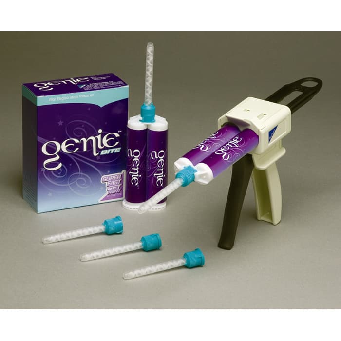 Genie Bite Registration Material, Super Fast Set (60 sec), Mint, 50 ml Cartridges, 2/Pk with 6 Mixing Tips, 77645 thumbnail 12