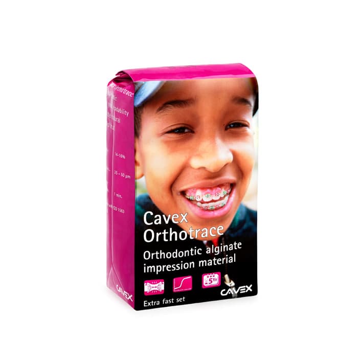 Cavex Orthotrace Orthodontic Alginate, Extra Fast Set, Dust Free, Pink, Fruit Scent, 500 g (1.1 lb) Bag, AA380 thumbnail 7