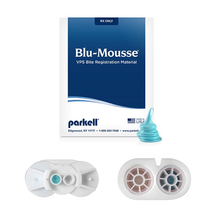 Blu-Mousse VPS Bite Registration Material, Super-Fast 30-Second Set, Scent-Free, 50 ml Split Cartridge, 2/Pk, S457S thumbnail 17