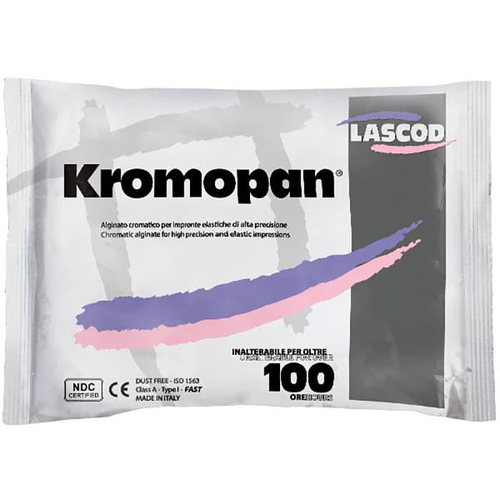 Kromopan 100 Chromatic Alginate Impression Material, Fast Set, Dust Free, Mint Flavor, 1 lb (450 g) Pouch, KRM302 thumbnail 18