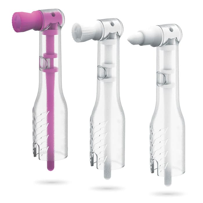 Oscillating AntiSplatr™ Mini Disposable Prophy Angle, Soft Cup, Pink, 100/Box, ASMS-100 thumbnail 10