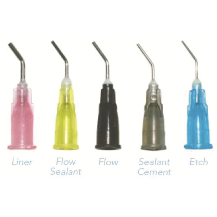 Pac-Dent Pre-Bent Needle Tips, 20 Gauge, Flow-Sealant, Yellow, Blunt-End, 100/Box, #228 thumbnail 3