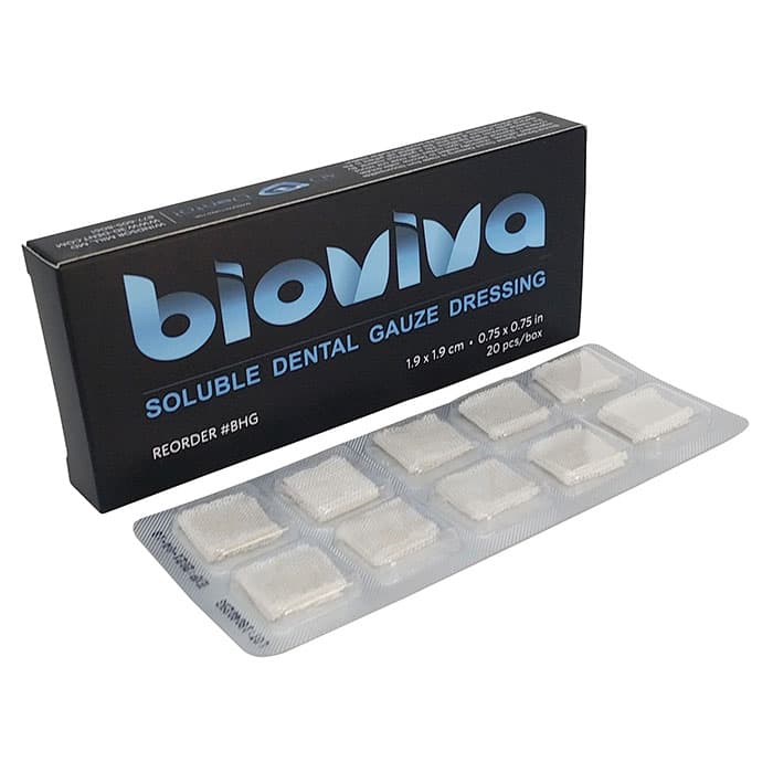 BioViva Hemostatic Gauze Dressing, 0.75" x 0.75", 20/Box, BHG thumbnail 8