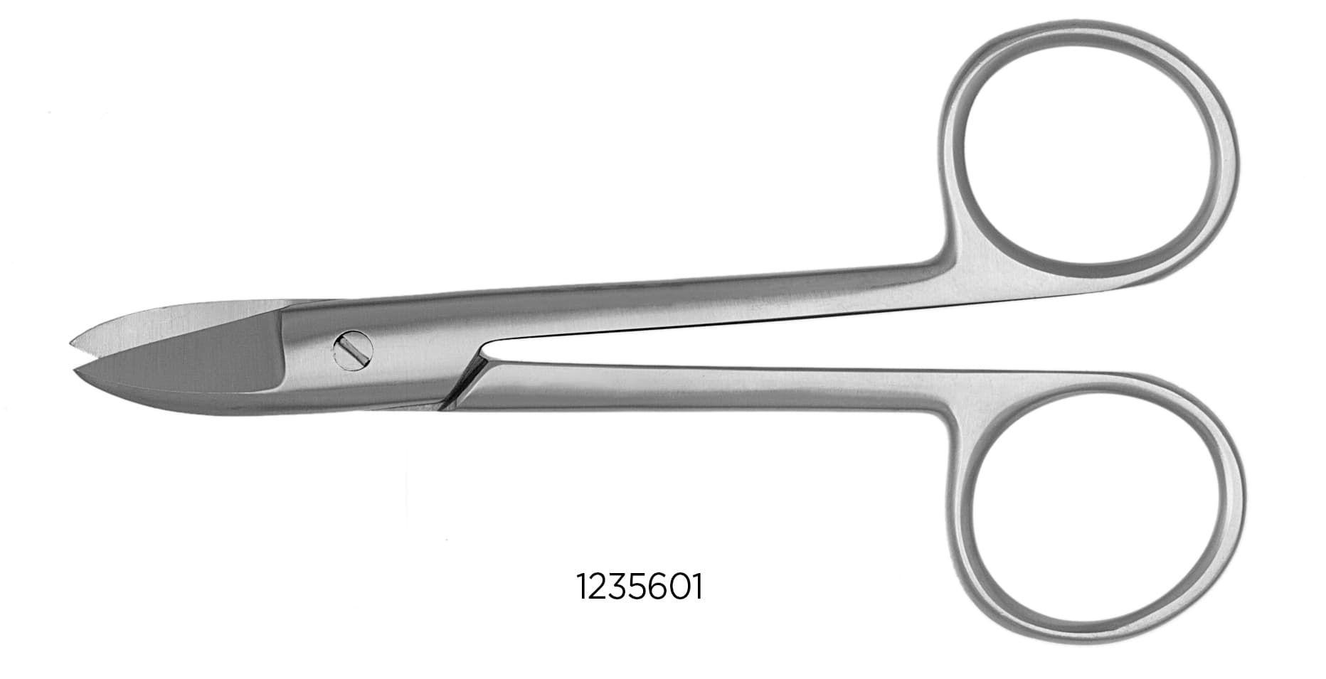 PureLife Iris Scissors, 4.5" Curved, German 420B Stainless Steel - PureLife Scissors - 4.5" Iris - Curved - Image 1
