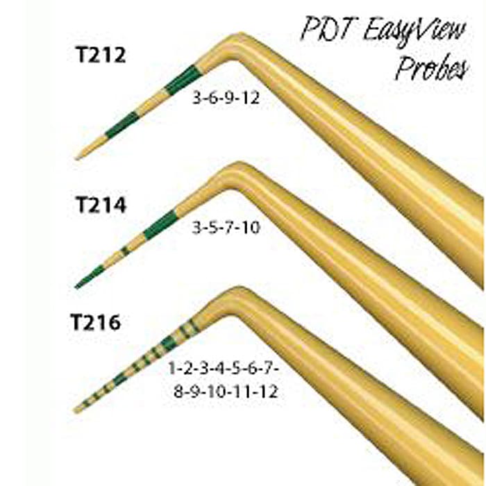 PDT EasyView Plastic Probe, UNC 12, 1-2-3-4-5-6-7-8-9-10-11-12 mm, Yellow, Single End, 1/Pk, T216 thumbnail 15