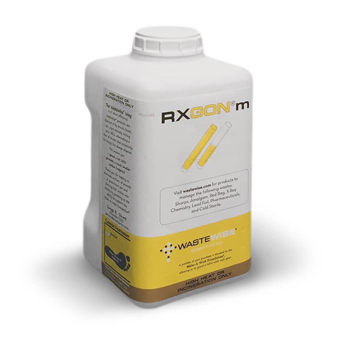 RXGONm Anesthetic Carpule Disposal Container, 3 Liter, Mail-Back with Pre-Paid Shipping, RGNM thumbnail 10