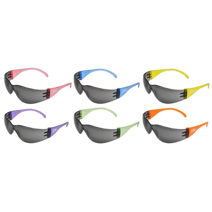 ProVision Rainbow Mini Pediatric Safety Eyewear, Assorted Temple Colors, Grey Anti-Scratch Lens, 12/Pack, 3607GB thumbnail 13