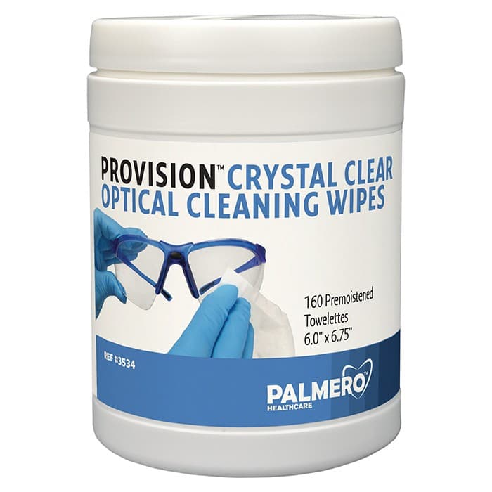 ProVision Crystal Clear Optical Cleaning Wipes, 6" x 6.75", 160 Wipes/Canister, 3534 thumbnail 13