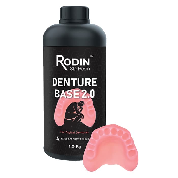 Pac-Dent Rodin Denture Base 2.0, Classic Pink, 1 kg Bottle, 23864 thumbnail 9