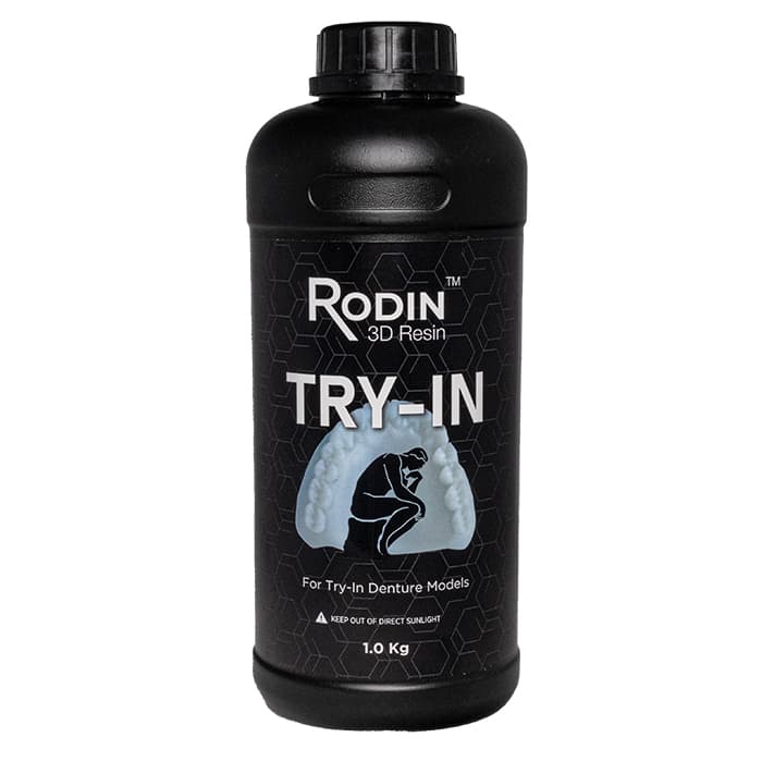 Rodin® Try-In 3D Resin, 1kg Bottle, Off-White, 3DR-TIF thumbnail 13