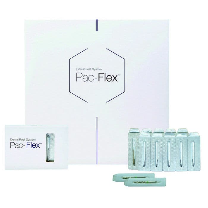 Pac-Flex Post System Stainless Steel Refill Kit, Size 2, Blue, 10 Posts with 1 Primary Reamer and 1 Secondary Drill thumbnail 2
