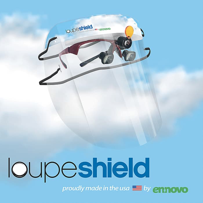 Acuprint LoupeShield Universal Loupe Shields, Optically Clear, 24/Box - LoupeShield - Universal - Image 1