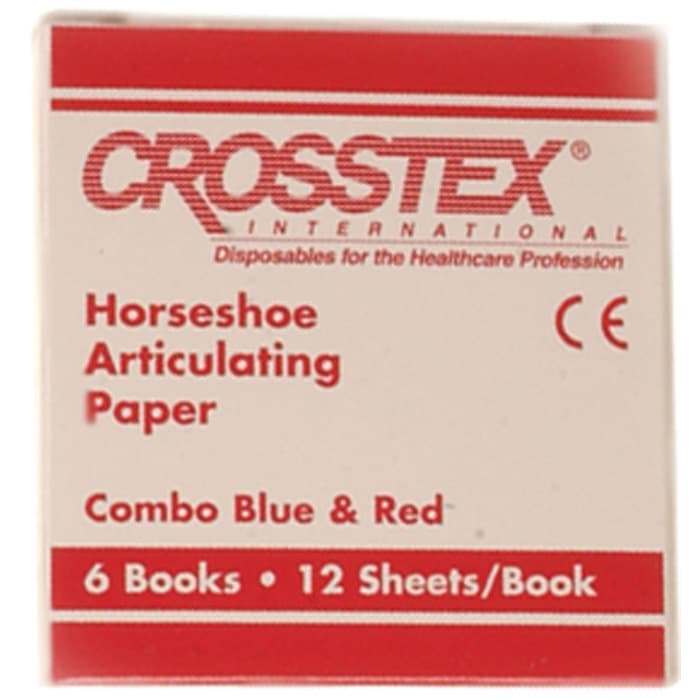 Crosstex Thick Blue Articulating Paper, 12 Books of 12 Sheets (144 Sheets/Box), TPTH thumbnail 18