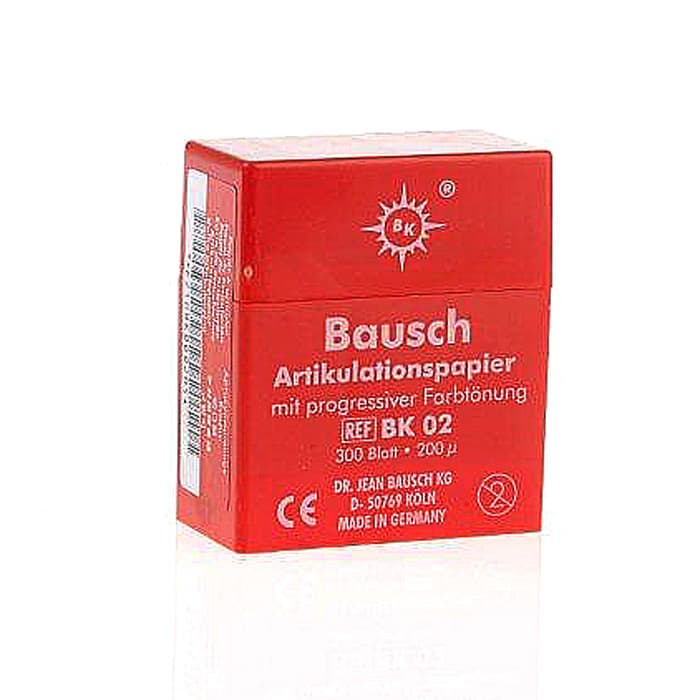 Bausch Articulating Paper Strips, Pre-Cut, Progressive Color Transfer, 200 Microns (0.008"), Blue, Refill Box, 300/Pk, BK1001 thumbnail 19