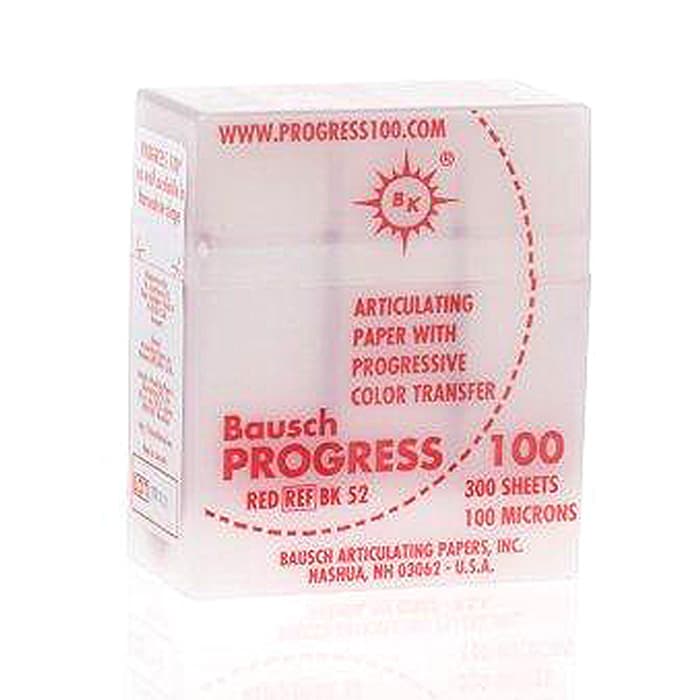 Bausch Progress 100 Articulating Paper Strips, 100 Microns, Red, Plastic Dispenser, 300 Strips, BK52 thumbnail 11