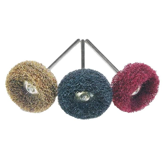Hatho Miniature Scotch Brite Polishing Brushes, Handpiece, Fine, 12/Pk, 1670091 thumbnail 19