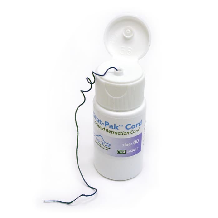 Stat-Pak Knitted Retraction Cord, Size 1, Light Blue, Non-Impregnated, 100"/Bottle, 302614 thumbnail 13