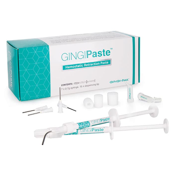 GingiPaste Hemostatic Retraction Paste Syringe Pack, 15% Aluminum Chloride, 0.7g x 7 Syringes with 15 Dispensing Tips, 12182 thumbnail 10