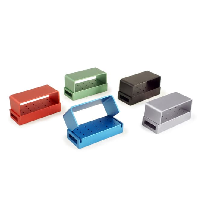 Pac-Dent Aluminum Bur Block FG Red, 15 Hole Capacity, 038R thumbnail 9