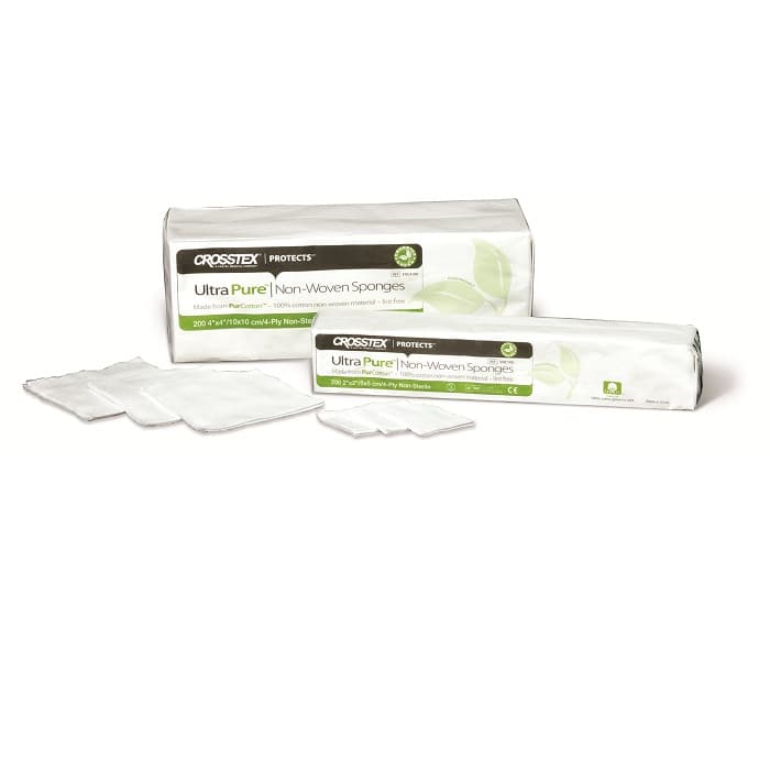 UltraPure Non-Woven Sponges, 4 Ply, Non-Sterile, 2" x 2", 100% Cotton, 5000/Case, ENC100 thumbnail 12