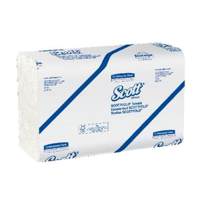 Scott ScottFold M Folded Paper Towels, White, 8.1" x 12.4", 175 Towels/Pack, 25 Packs/Case, 01960 thumbnail 4