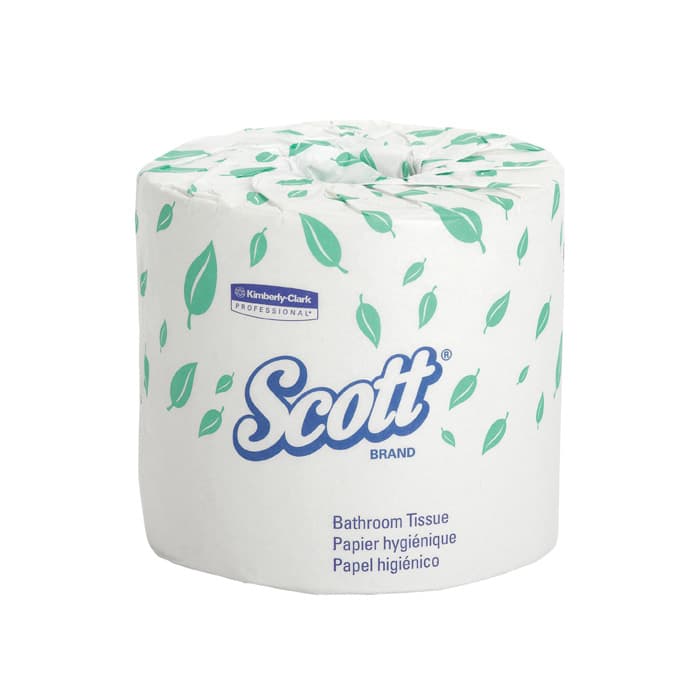 Scott Surpass Bathroom Tissue, Standard Roll, 2-Ply, 550 Sheets/Roll, 80 Rolls/Case, 04460 - Scott&reg; Bathroom Tissue - Standard Roll - Image 1