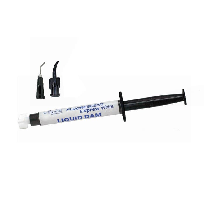 Vista Apex Liquid Dam Standard Kit, Light Cured Gingival Resin Barrier, 4 x 2mL Syringes with 10 Pre-Bent Tips & 10 Volu-Flo Tips, 316050 thumbnail 6