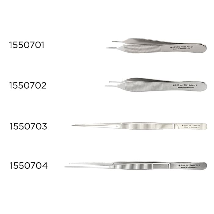 Tissue Pliers Adson with Tooth, T081 thumbnail 6