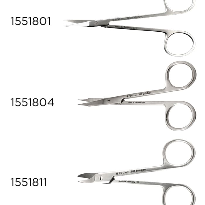 Goldman-Fox Curved Scissors, 12.5 cm, Stainless Steel, PDT Inc thumbnail 5