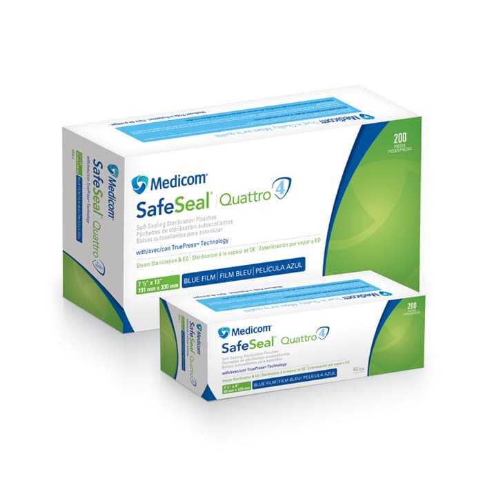 SafeSeal Quattro Self-Sealing Sterilization Pouches, 3.5" x 9", 200/Box, 88010-4 thumbnail 23