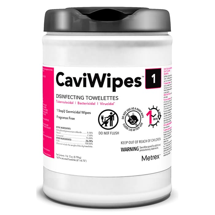 CaviWipes1™ Surface Disinfectant Towelettes, Extra Large, 9" x 12", 65/Canister, 13-5150 thumbnail 7