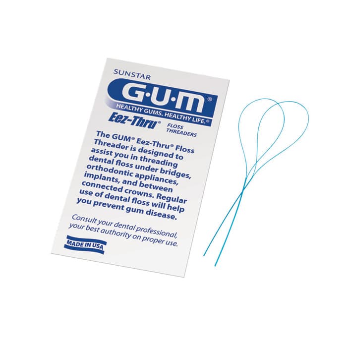 Sunstar GUM Eez-Thru Floss Threaders, 5 Threaders per Envelope, 100 Envelopes/Box, 840PQA thumbnail 4