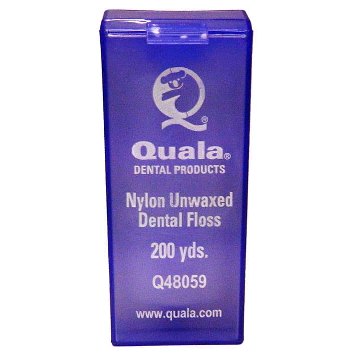 Quala Nylon Unwaxed Dental Floss Office Spool Refill, 200 Yards, Fits Standard Office Dispensers, Q48059 thumbnail 3