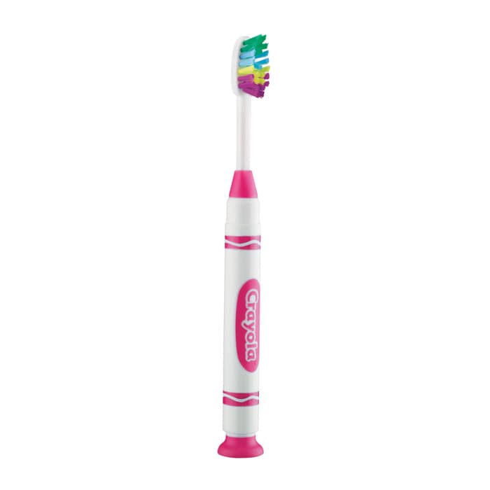 GUM Crayola Marker Suction Cup Toothbrush, Soft, Assorted Classic Colors, Ages 3+, 12/Box, 227AA thumbnail 15