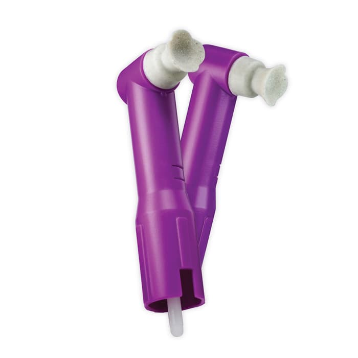 Prophyciency Clean & Polish Disposable Prophy Angles with ButlerBloom Contouring Cup, 90° Purple, Latex-Free, 200/Box, 1211P thumbnail 16