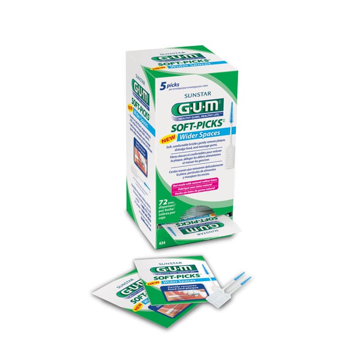 GUM Soft-Picks for Wider Spaces, 5 Picks per Envelope, 72 Envelopes/Box, 634PG thumbnail 6