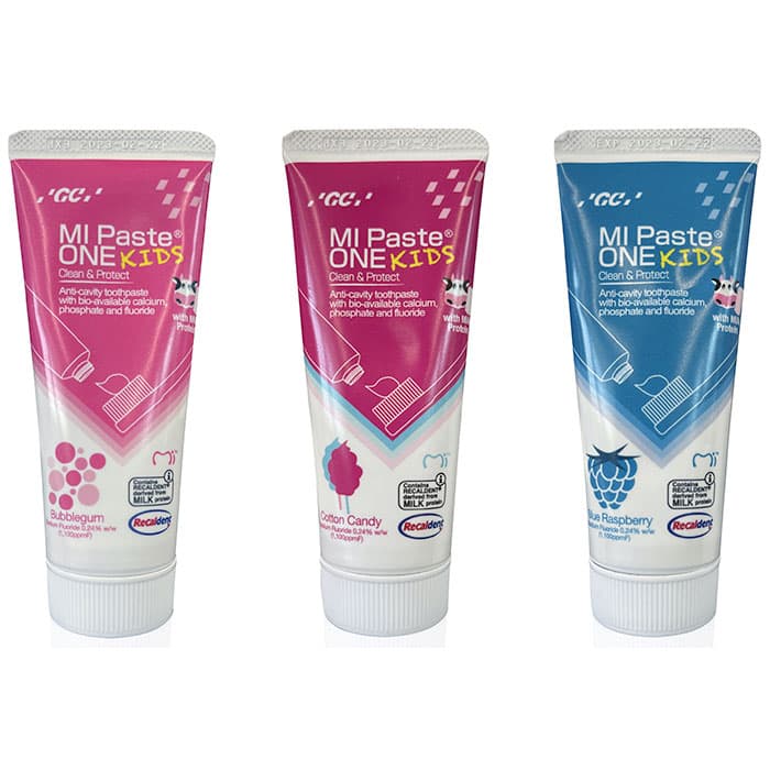 MI Paste ONE Kids Bubblegum Toothpaste, 0.2% Sodium Fluoride with RECALDENT (CPP-ACP), 46 g Tube, 10/Box, 437150 thumbnail 12