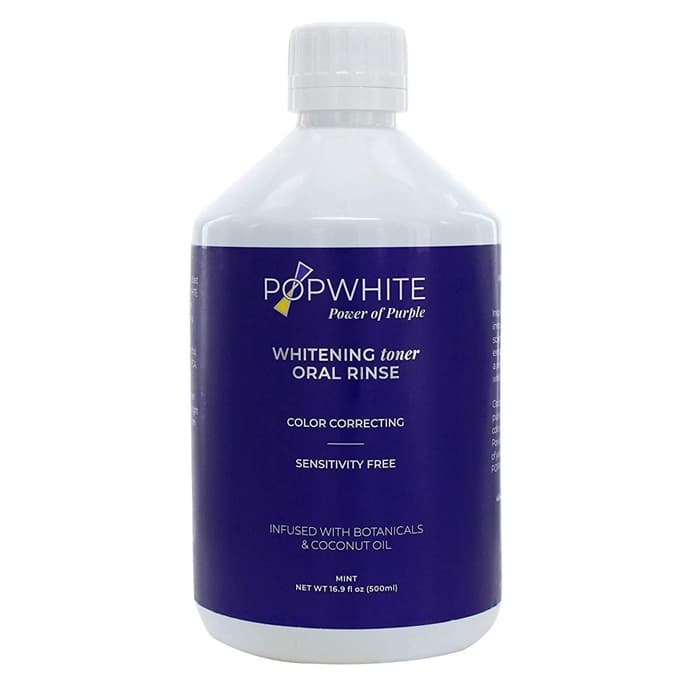 POPWHITE Whitening Toner + Oral Rinse, Mint, 16.9 fl oz Bottle thumbnail 6