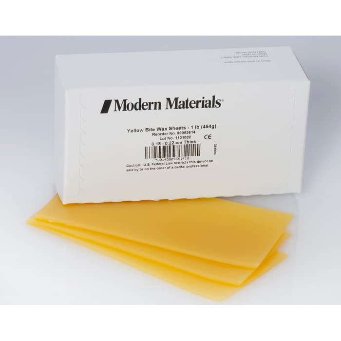 Modern Materials Yellow Bite Wax Sheets, 5 lb Box, 50093654 thumbnail 17