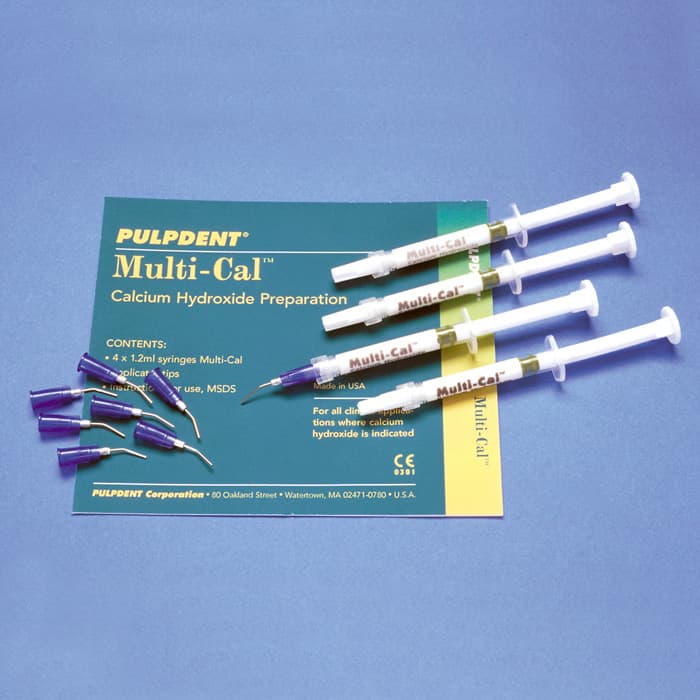 Pulpdent Multi-Cal Calcium Hydroxide Paste Kit, 1.2 mL Syringes, 4/Pk, with 8 Applicator Tips, MULTI thumbnail 26