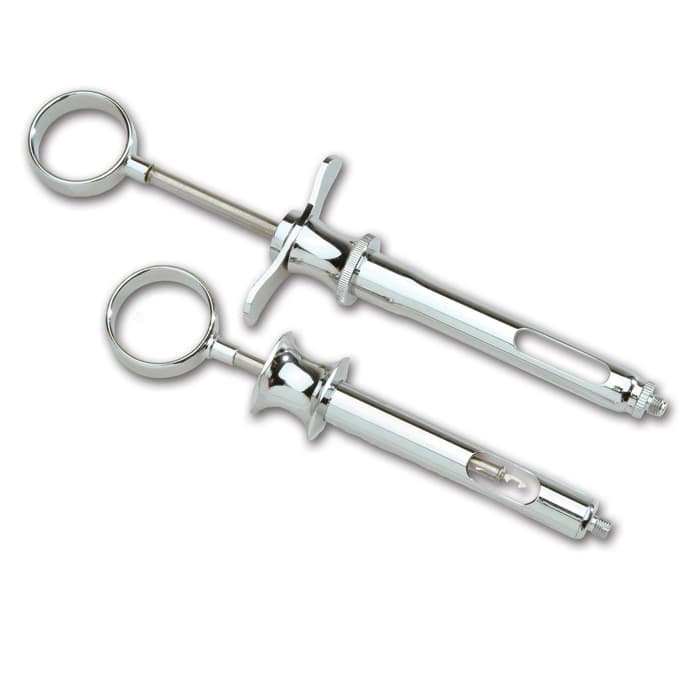 Vista Apex Cook-Waite Style 1.8 cc Aspirating Syringe, Chrome, Autoclavable, 1/Pk, 107002 thumbnail 8