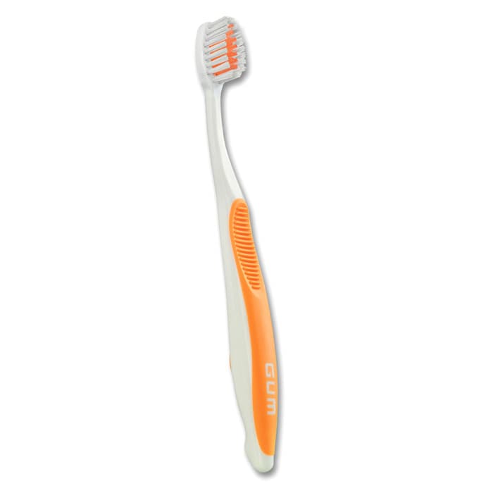GUM Orthodontic Toothbrush, Soft Nylon, 4-Row V-Trim, 12/Box, 124PD thumbnail 23