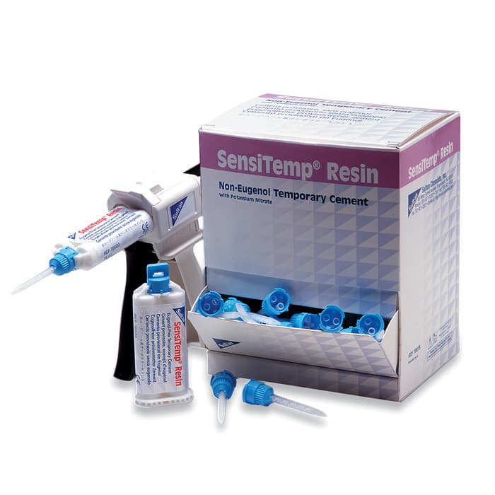 SensiTemp Resin Non-Eugenol Temporary Cement, Syringe Kit, 5 ml Syringe with 10 Mixing Tips, 70010 thumbnail 14