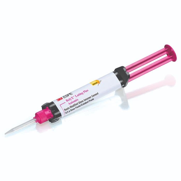 RelyX Luting Plus Automix Resin-Modified Glass Ionomer Cement, Trial Kit, 8.5 g Syringe, 12 Mixing Tips, 3535TK thumbnail 27