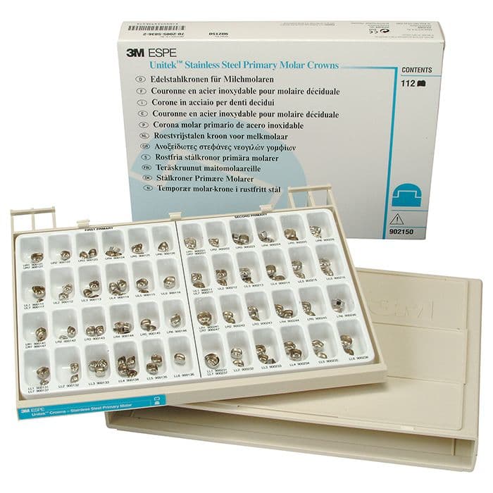 3M Unitek Stainless Steel Primary Anterior Crowns, Upper Cuspid, Size 3U, 5/Box, 907043 thumbnail 18