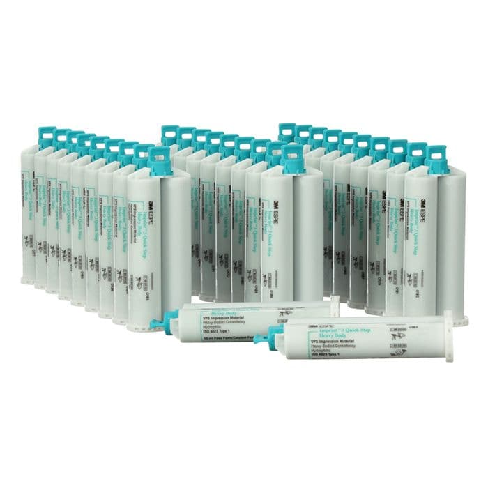 3M Imprint 3 Quick Step Heavy Body VPS Impression Material Refill, 50 mL Cartridges, 4/Pk with Mixing Tips, 10971 thumbnail 15